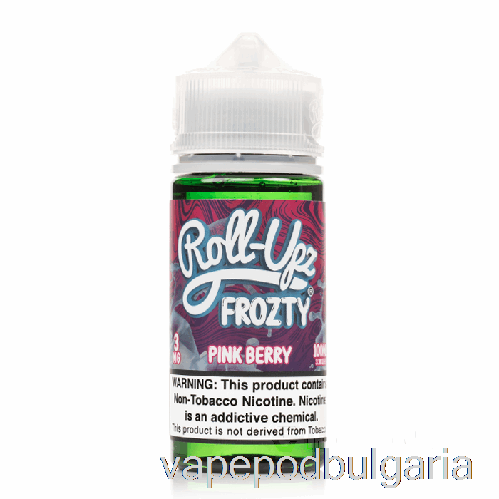 Vape Bulgaria Pink Berry Ice - Juice Roll-upz - 100ml 0mg